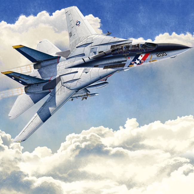 [1/72] 12532 미해군 F-14A VF-2 바운티 헌터