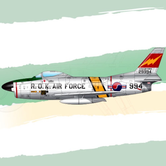 [1/48] 12337 대한민국 공군 F-86D 108 요격전투비행대대