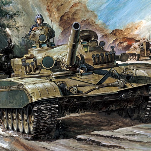 [1/48]13308 러시아 육군 주력전차 T-72[모터]