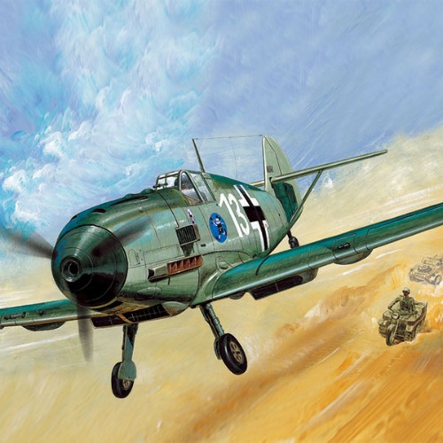[1/72]12499 메서슈미트 Bf109E-3/4 with 케텐크라트[하인츠 베어]