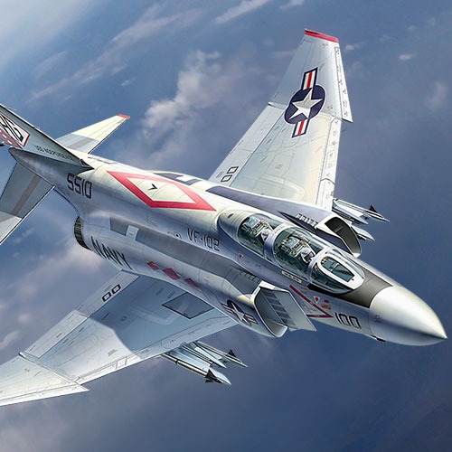 [1/48] 12323 미해군 F-4J VF-102 다이아몬드 백스