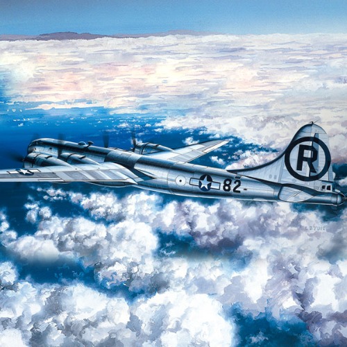 [1/72] 12528 미 육군 항공대 B-29A 에놀라 게이&amp;박스카