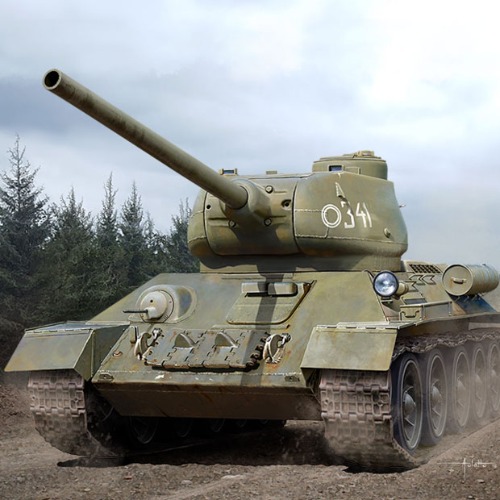 [1/72] 13421 소비에트 연방 중형전차 T-34-85