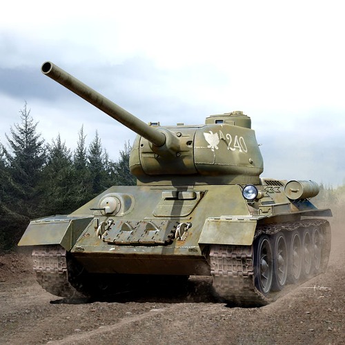13554 소비에트 연방 중형전차 T-34-85 183번 우랄 전차 공장